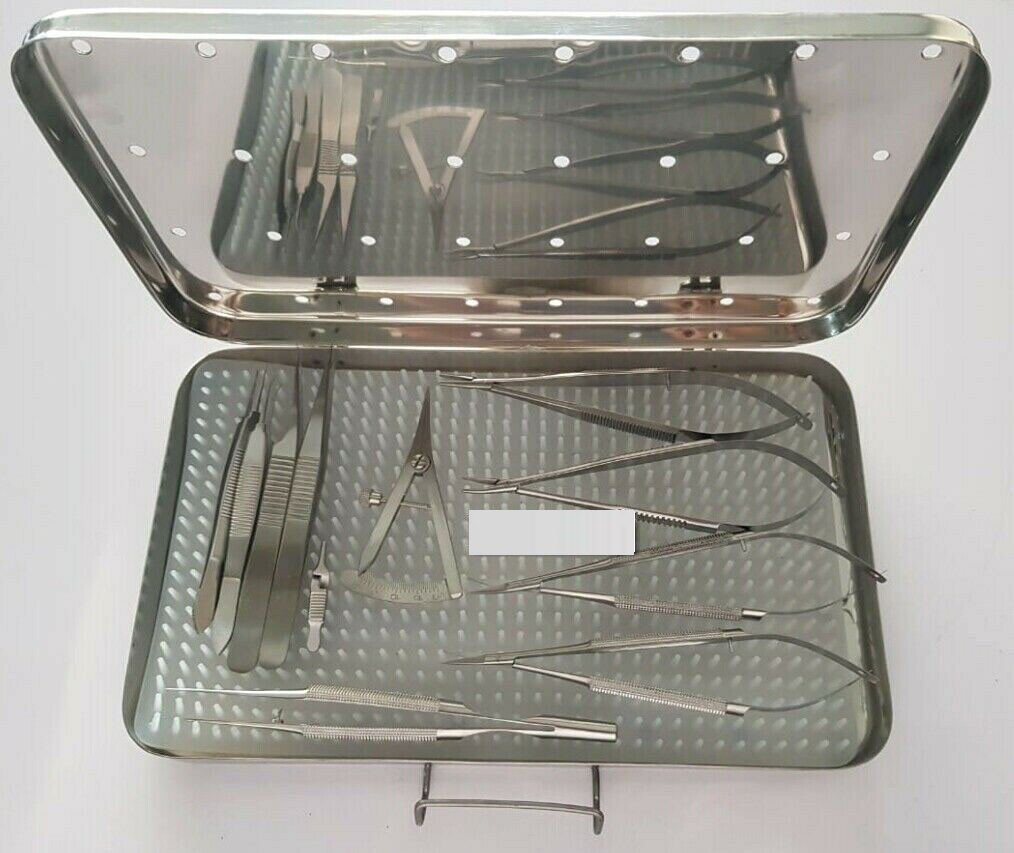 Micro Surgery Instruments Set, Micro Needle Holder, Scissors Micro instruments