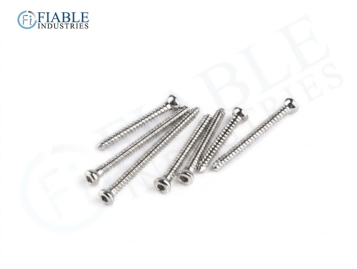 80 Pcs 4.5mm Cortïcal Screws Hex Socket Stainless Steel 316L Self Tapping
