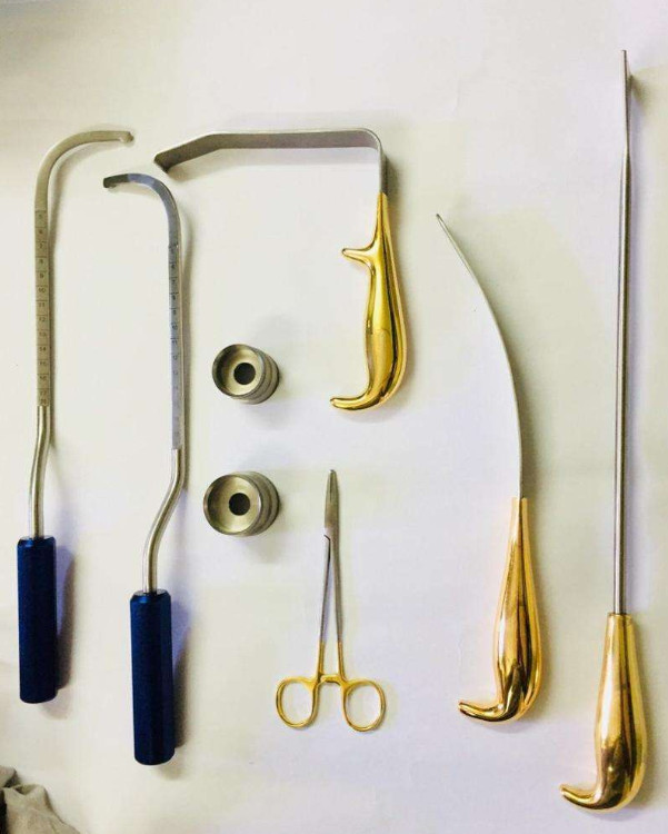 Breast Surgery Instruments Set Of 8 Pcs Plastic Surgery Best Quality