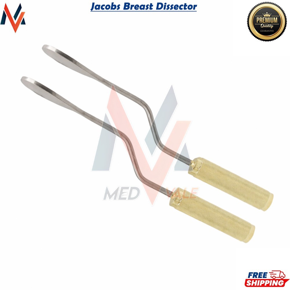 Jacobs Breast Dissector 41 cmAngled Plastic Surgery Dissectors German Grade