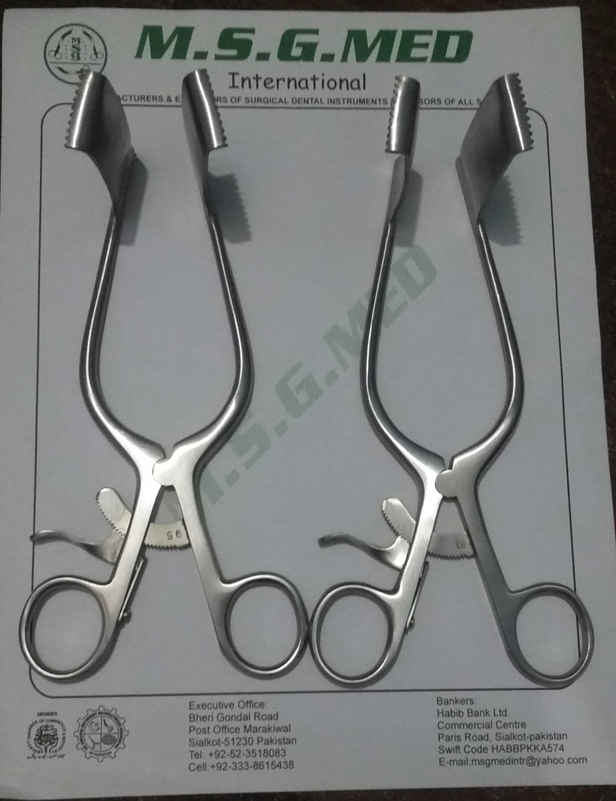 Orthopedic Laminectomy Meyerding Self-Retaining Retractors 18cm Left/Right 4PCS