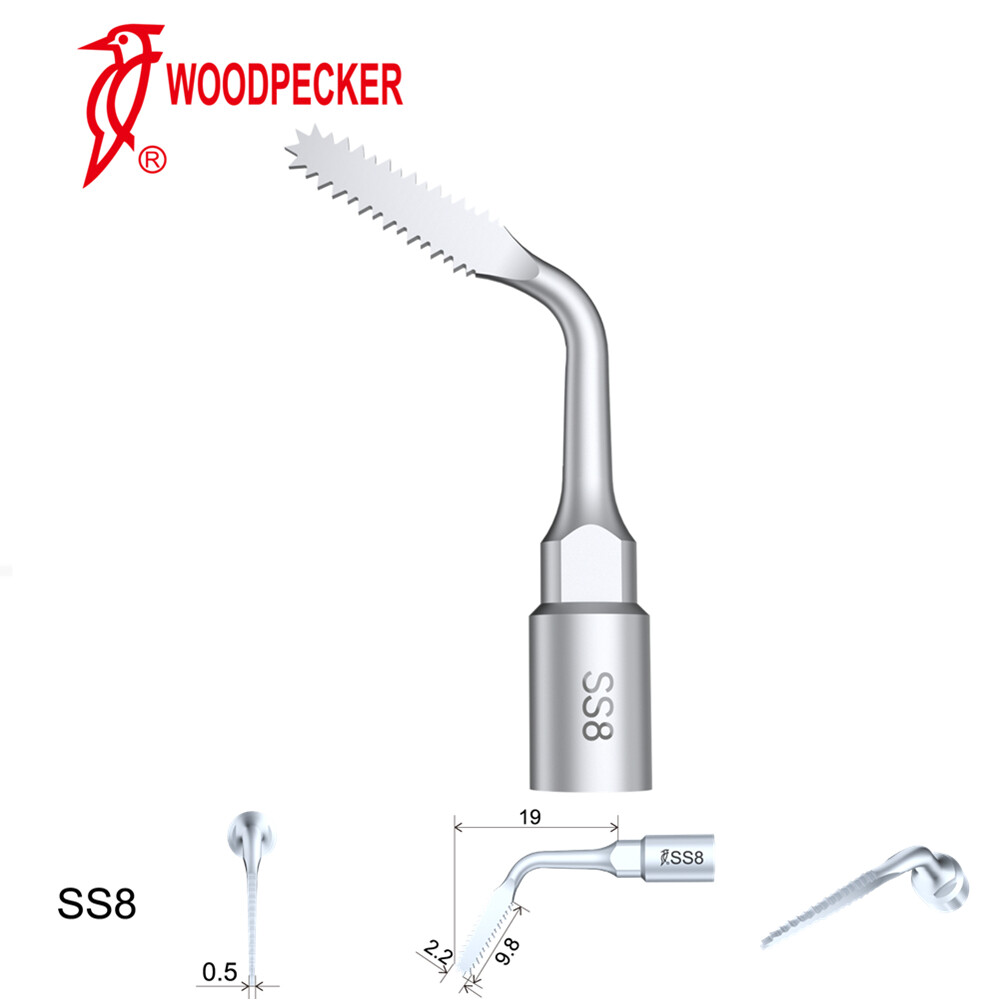Woodpecker Ultrasonic Bone Surgery Tips Kit for Surgic Smart Satelec Handpiece