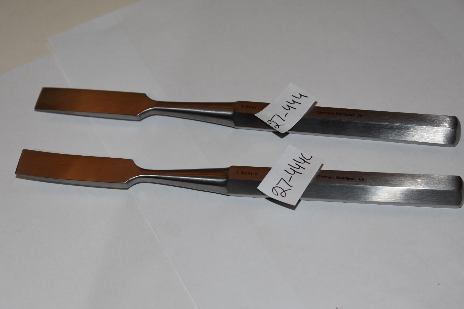 SET OF 2 PCS ORTHOPEDIC HIBBS OSTEOTOMES 9″ STRAIGHT & CURVED