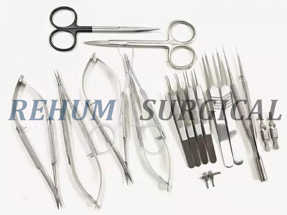 Hand Surgery Basic 17 Pcs Micro Surgical Instruments Stainless steel