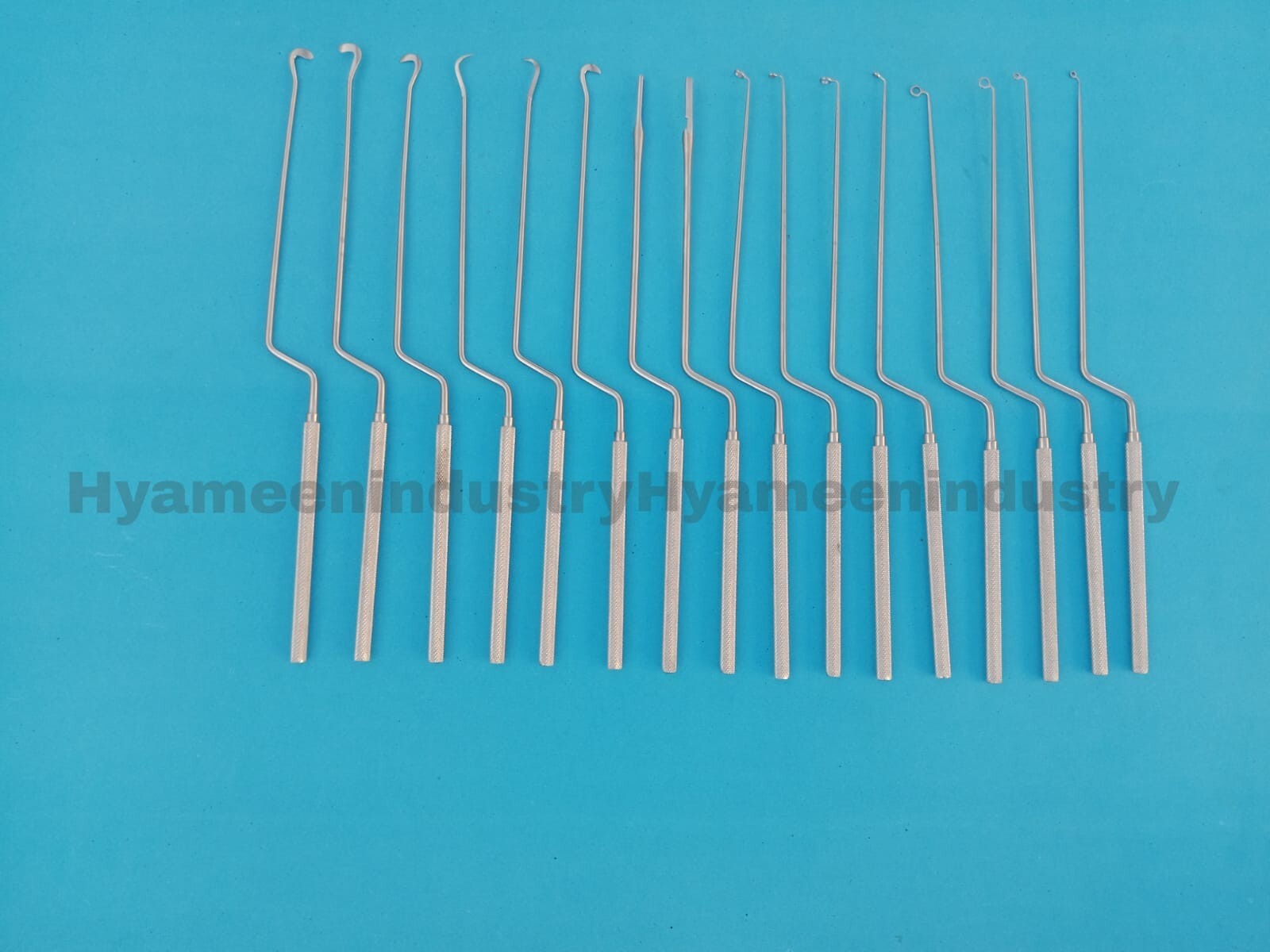 Hardy Pituitary Neuro Curettes Set Of 16 Transsphenoidal Surgical Instruments