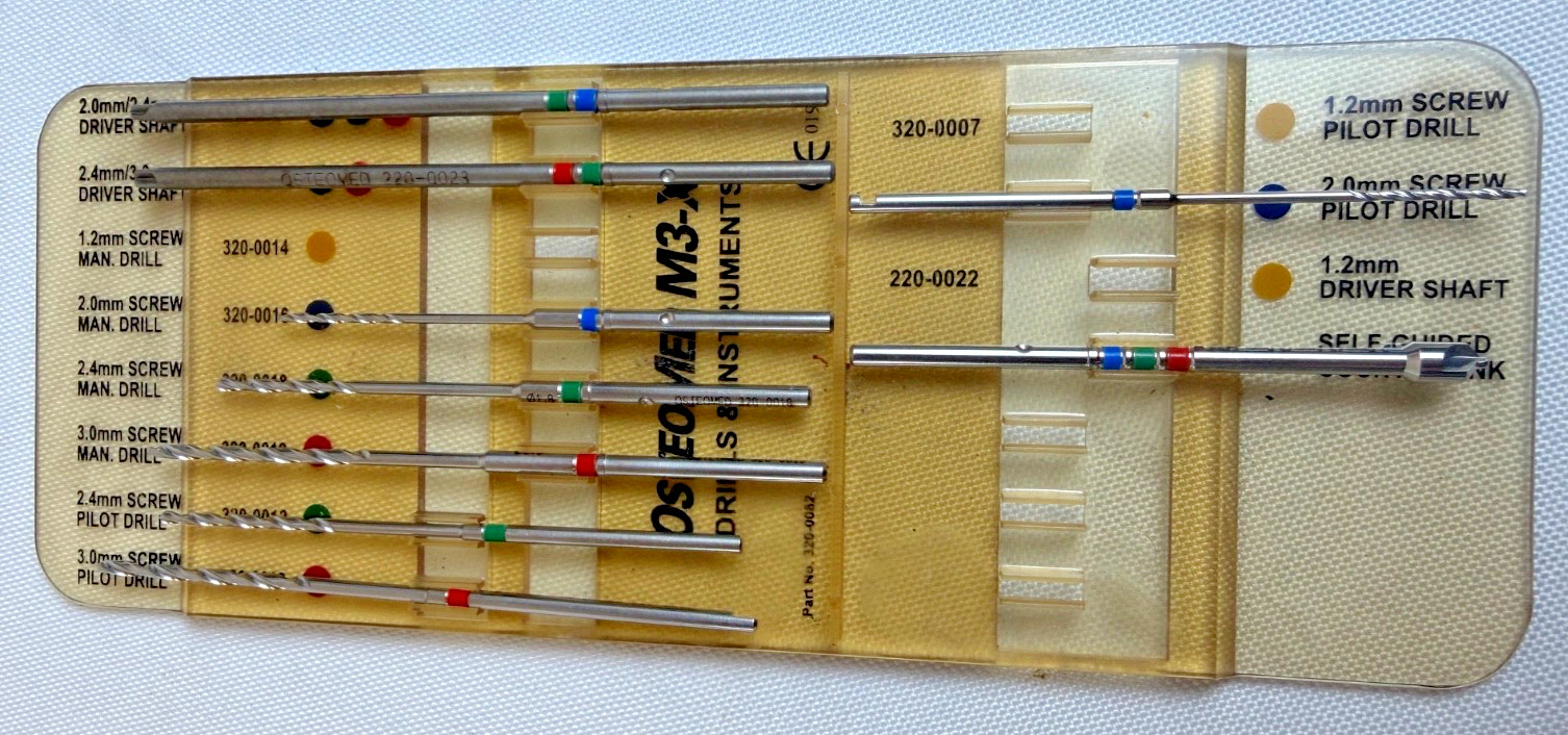 Osteomed Acumed M3-X Extremity Fixation System 2mm 2.4mm 3mm w/ Case Orthopedics
