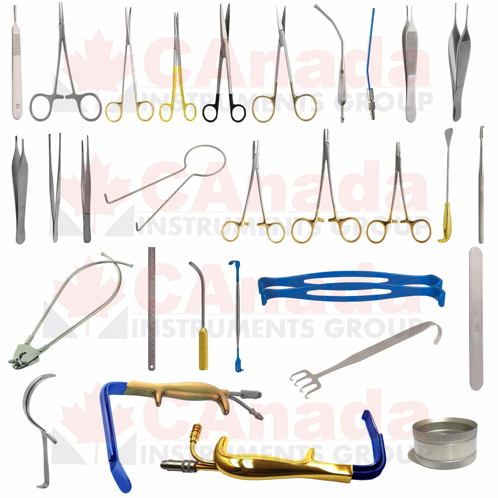 Breast Augmentation Set Of 38 Pcs , Plastic Surgery, Surgical Instrum DS-2490