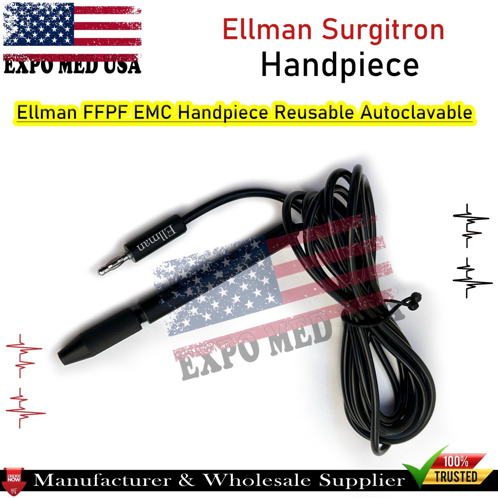Ellman Surgitron FFPF Handpiece -REUSABLE Autoclavable CE New