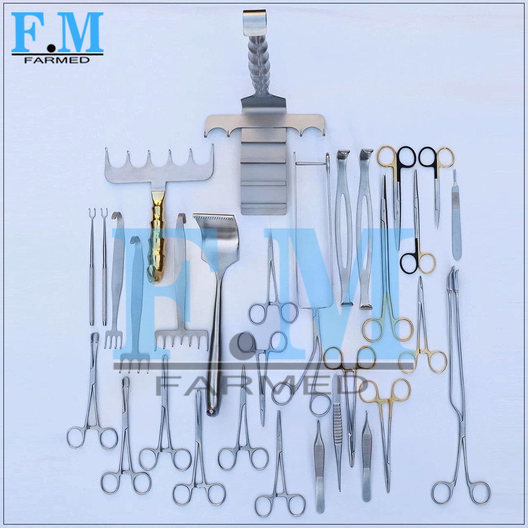 Abdominoplasty Tummy Tuck Surgery Set of 30 Pcs, Plastic Surgery Instruments