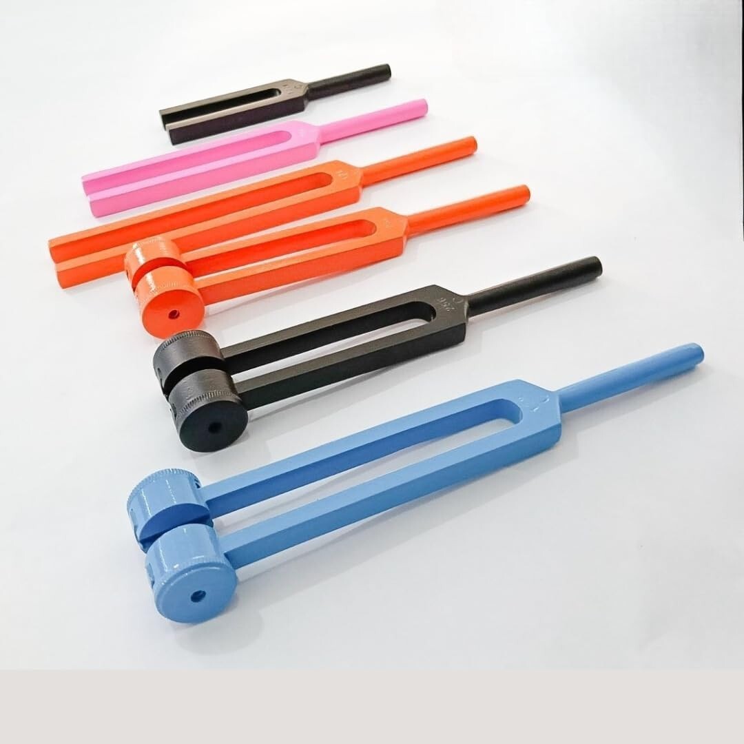 Medical Tuning Fork Set of 6 – Aluminum Alloy for Audiology & Exams