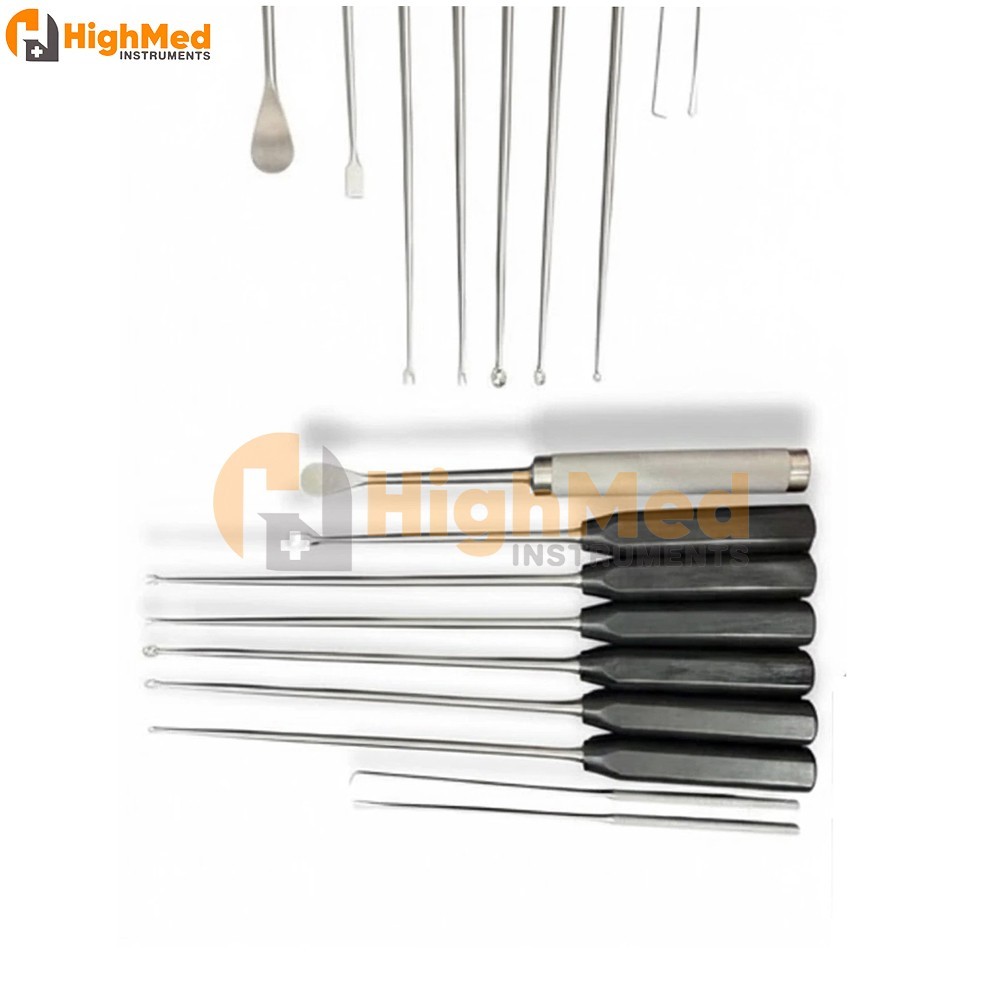 Unique Discectomy 9Pcs Set For Anterior Spine Surgery Instruments