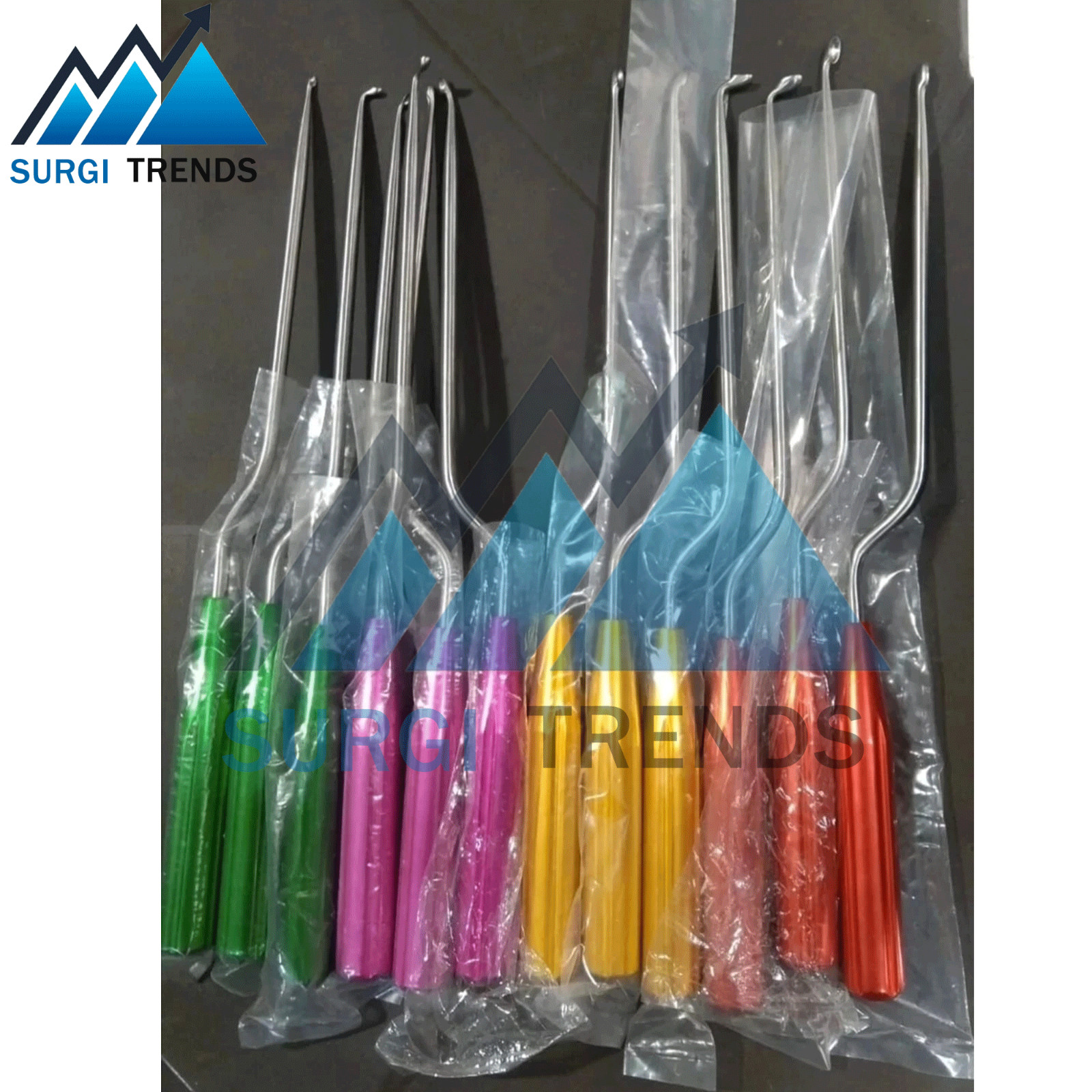 Basic MIS Lumbar Spine Surgery Curettes Set of 12 Pcs Instruments High Quality