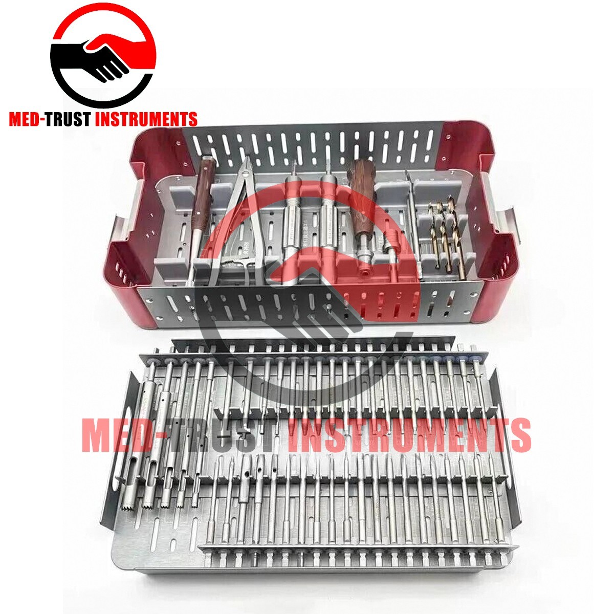 Broken Screw Removal Set 53 pcs Screw Extraction Surgical Instruments Orthopedic
