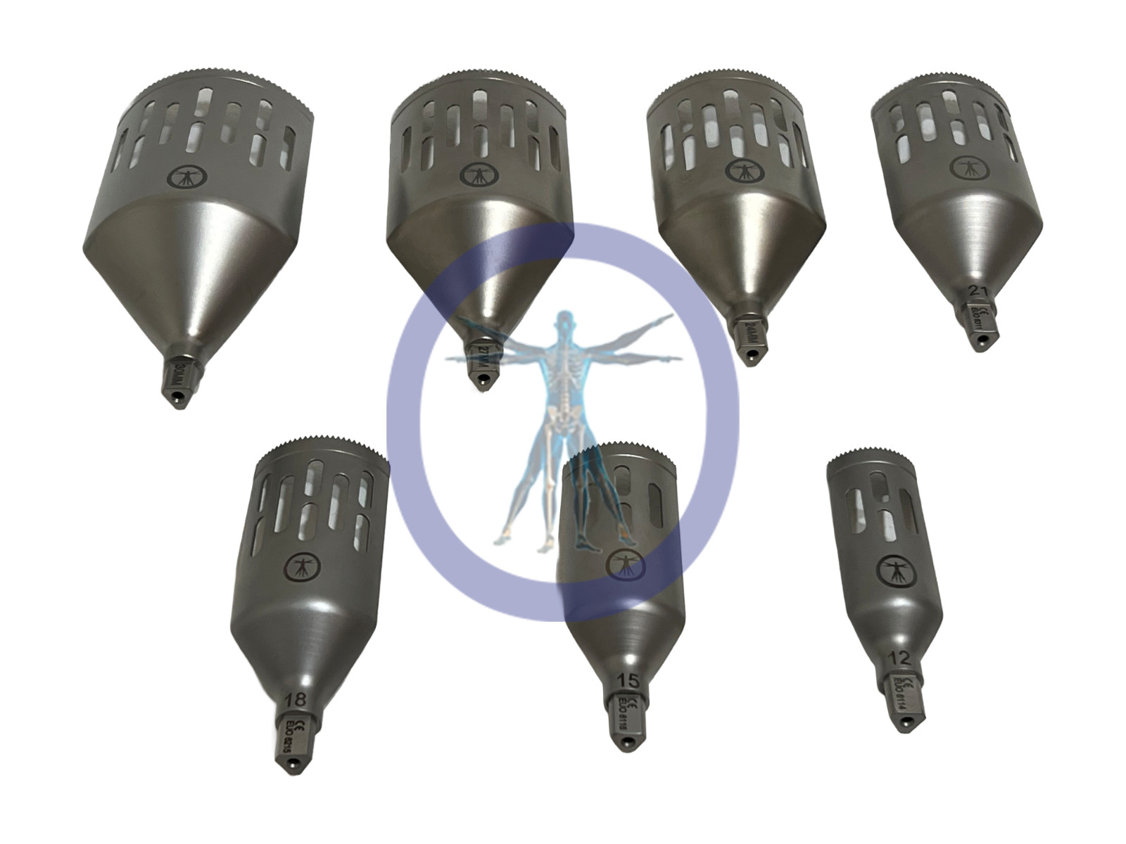 Orthopedic Surgical TPLO Saw Blade Set (Range From 30mm to 12mm Blades) *NEW*