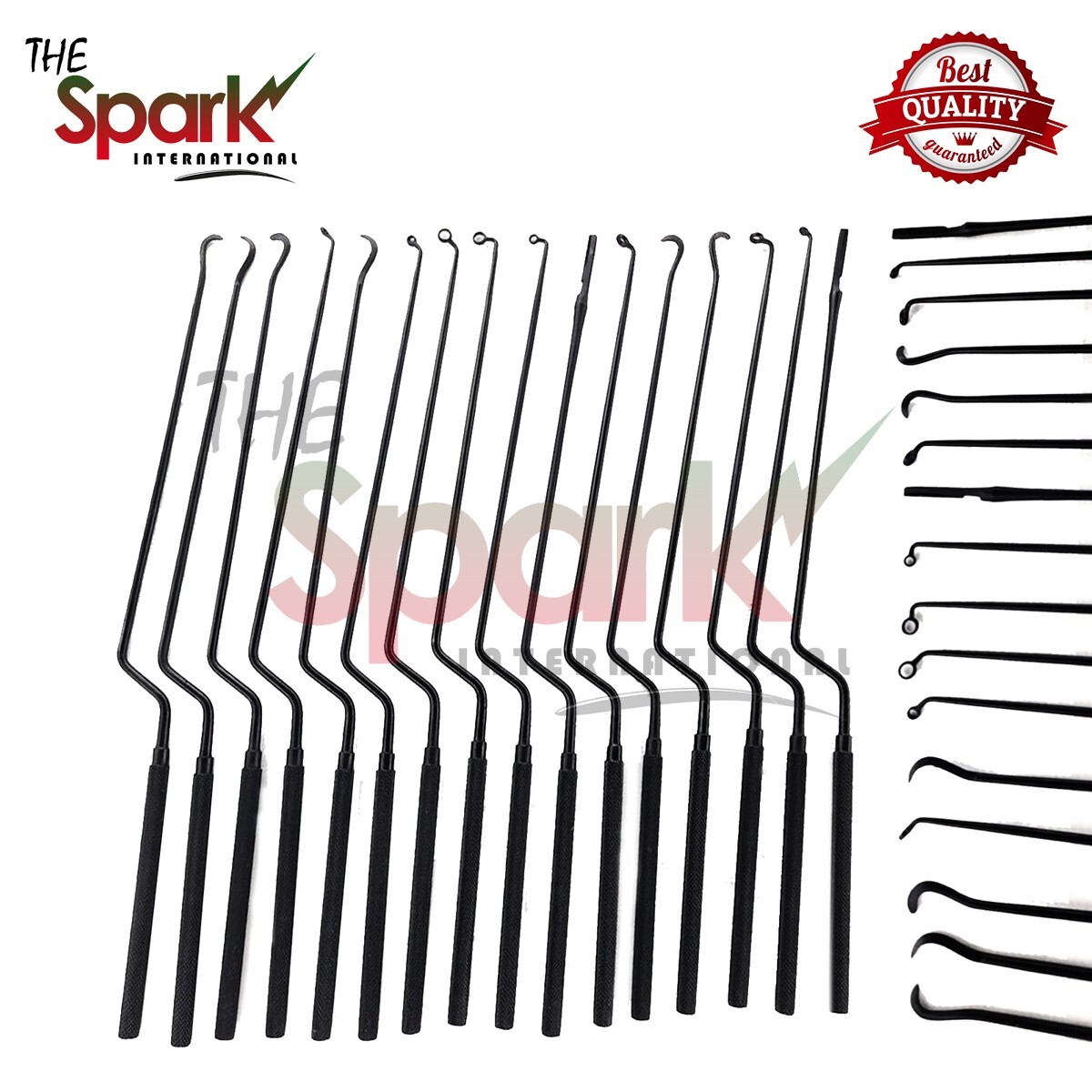 Hardy Pituitary Neuro Curettes Set Of 16 Surgical Instruments