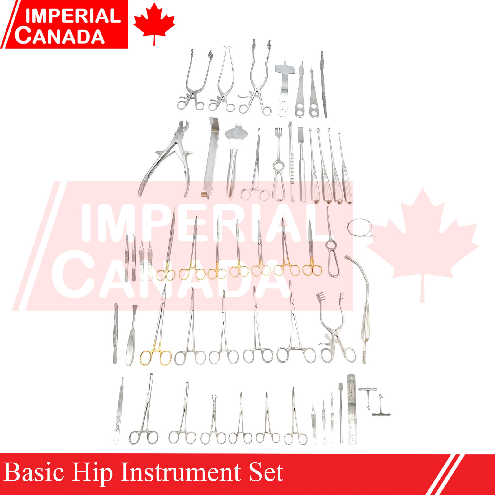 52 Pcs Basic Hip Instrument Set Orthopedic Surgical Stainless Steel DS-1720