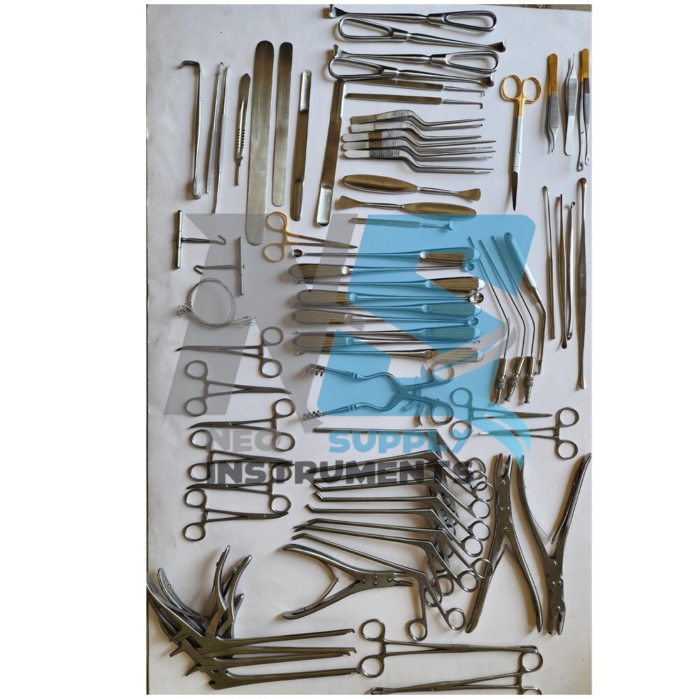 Basic Craniotomy & Laminectomy Surgical Orthopedic Spinal Instruments 78 Pcs Set
