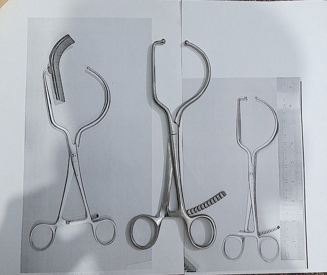 Soft Tissue Bone Reduction Forceps With Ball Tip 03.111.750 Stainless Steel Set