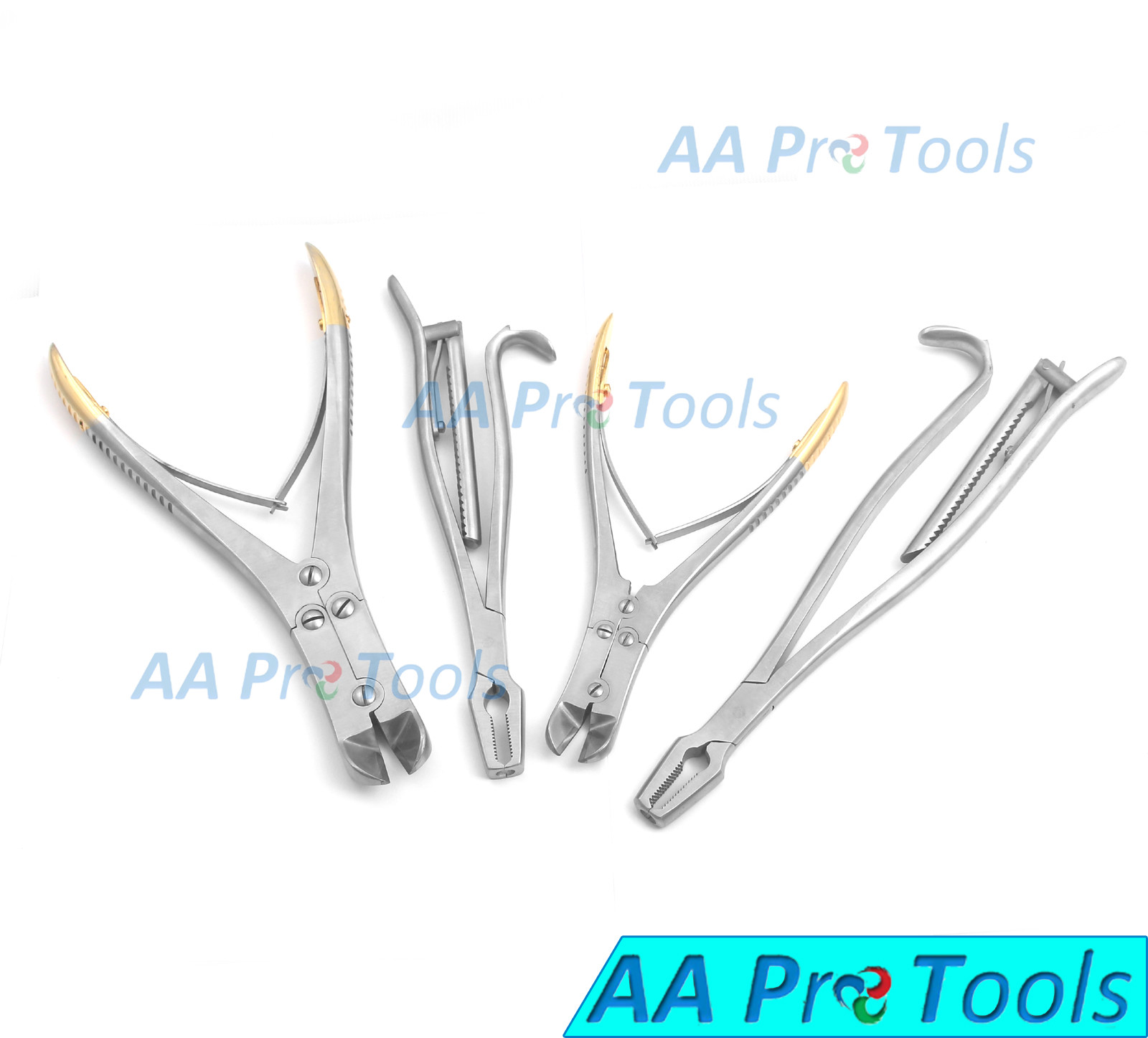4 PIN & WIRE Cutter T/C Jaw Orthopedic Surgical Pliers Veterinary Special Tools