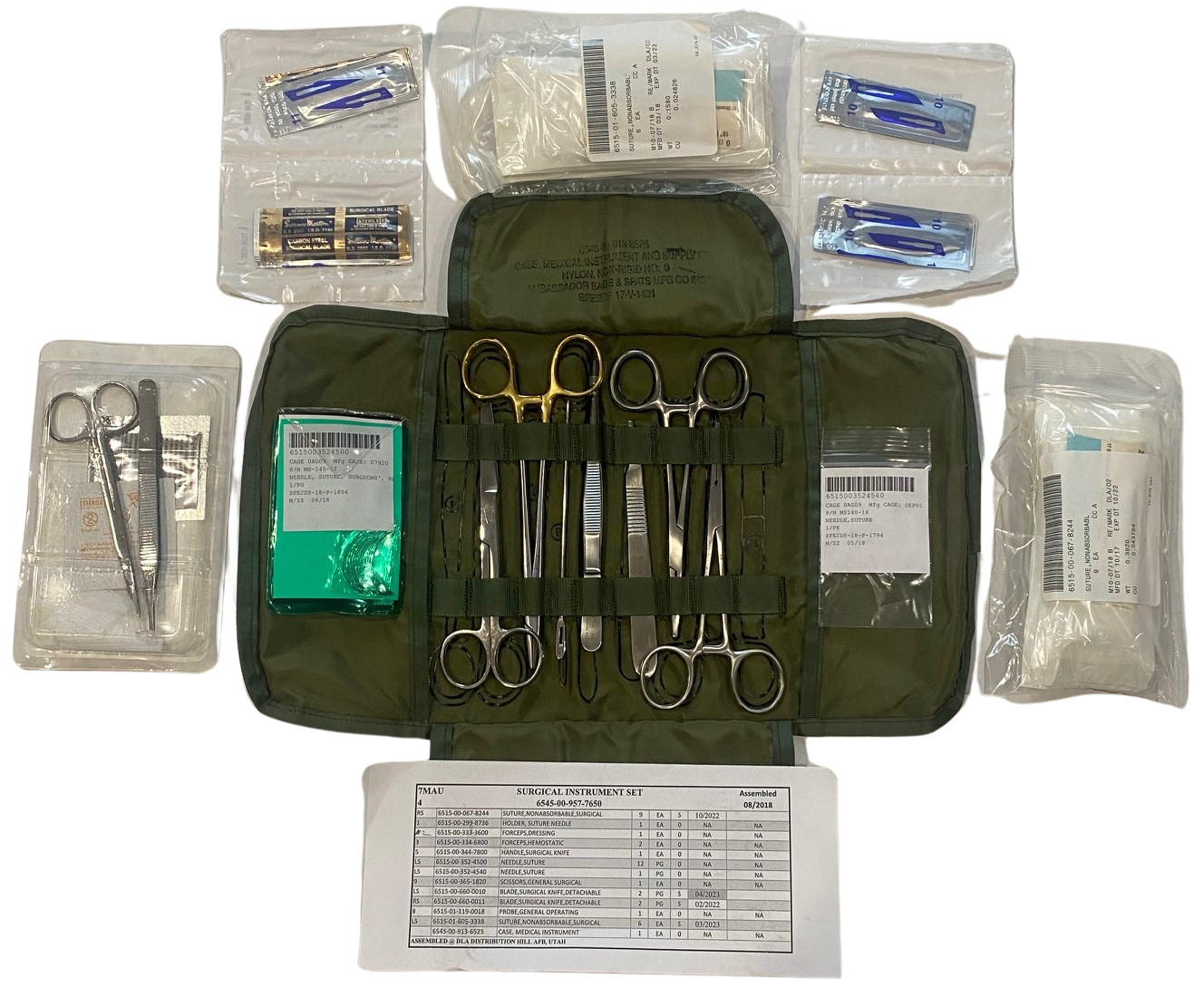 US ARMY Surgical Instrument Set MINOR SURGERY «NEW»