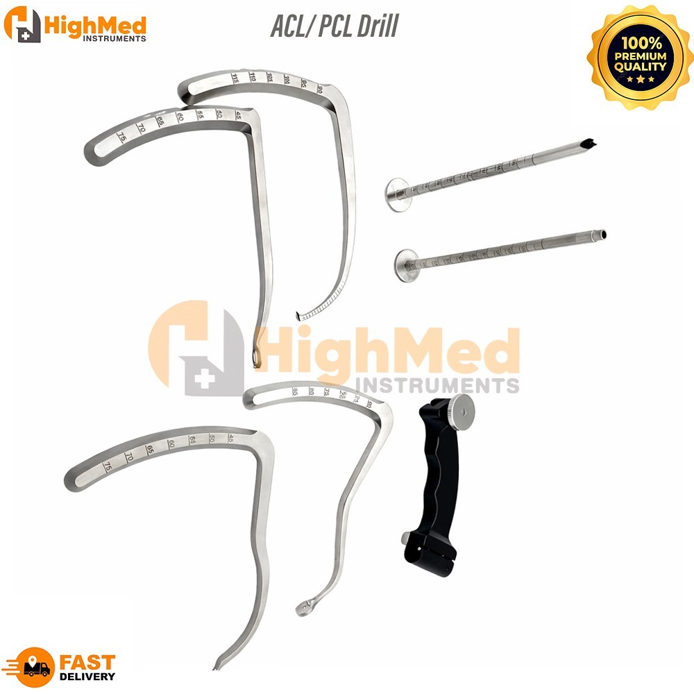 Director ACL PCL Drill Guide and Aimers Acufex orthopedic instruments