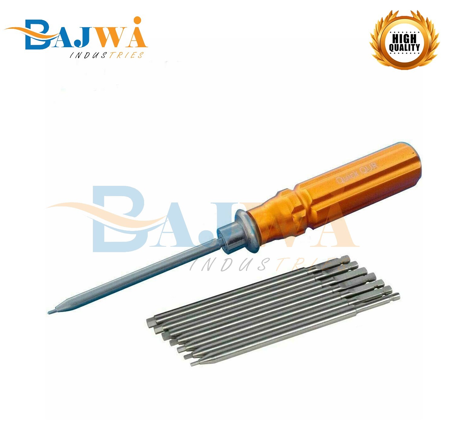 Orthopedic Bone Screwdriver Set Quick Coupling Handle Surgical Instrument