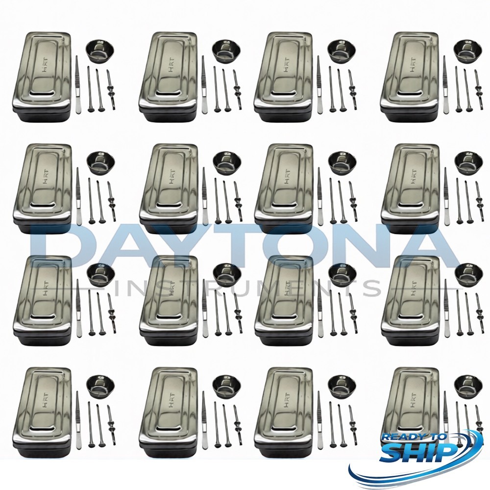 HRT Trocar Set 3.5mm & 4.5mm Hormone Replacement Pellet Insertion Kit 16 sets