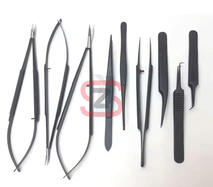 Dynaintl Basic Micro Surgical Instruments Set Micro Surgery Set