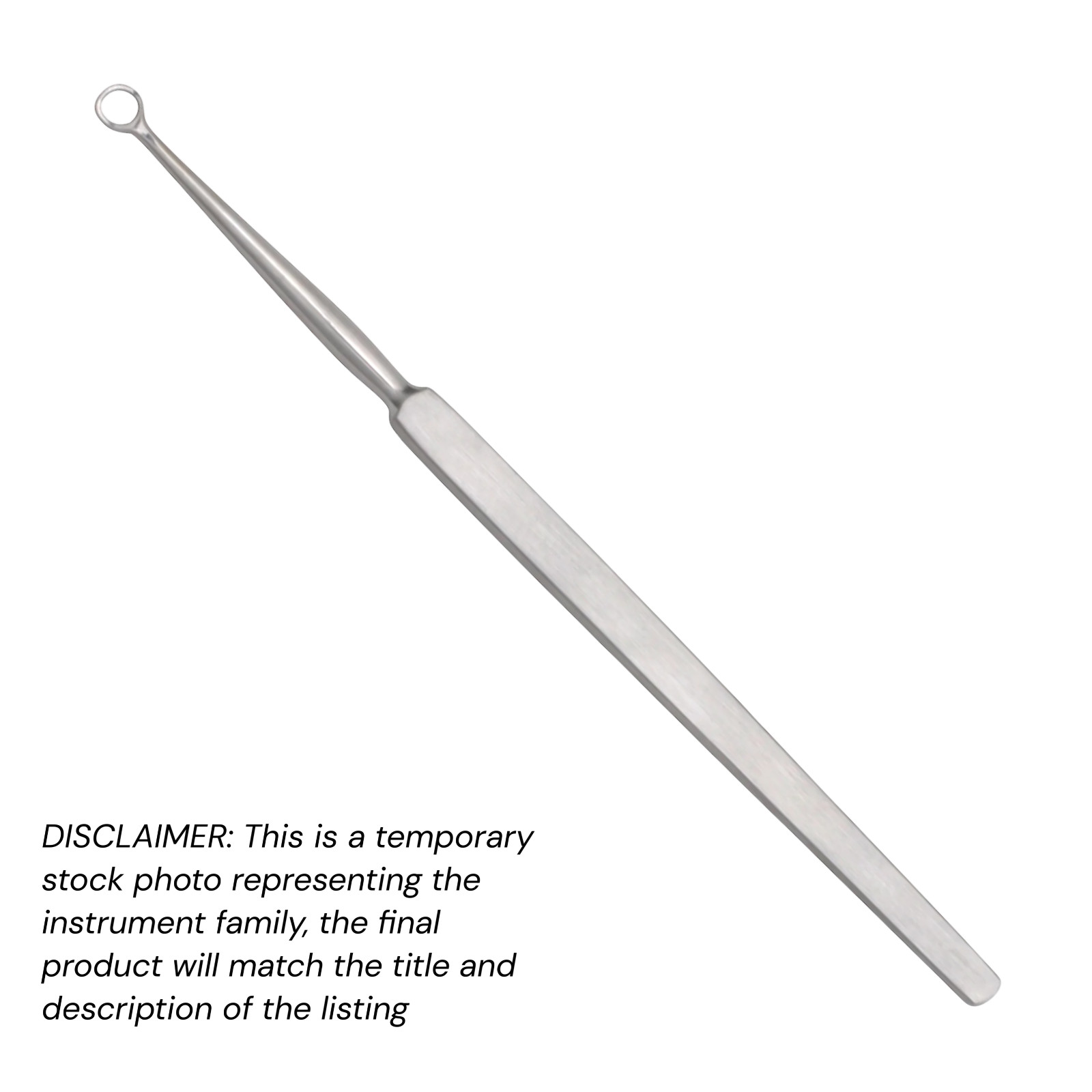 3 pcs Fox Dermal Curettes 5.5″ Round 5 mm Diameter Stainless XPRS OR Grade