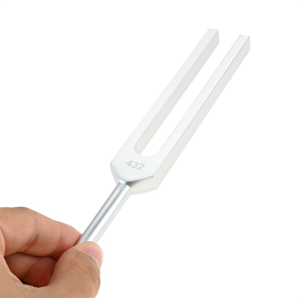 432Hz 528Hz Tuning Fork Aluminum Alloy With Wooden Resonance Box & Mallet