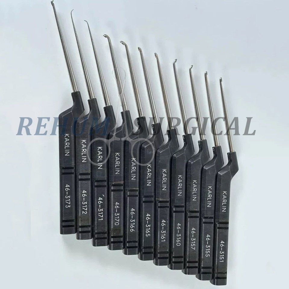 New Lot Of 11 Codman Microdiscectomy Karlin Cervical Curettes Orthopedics