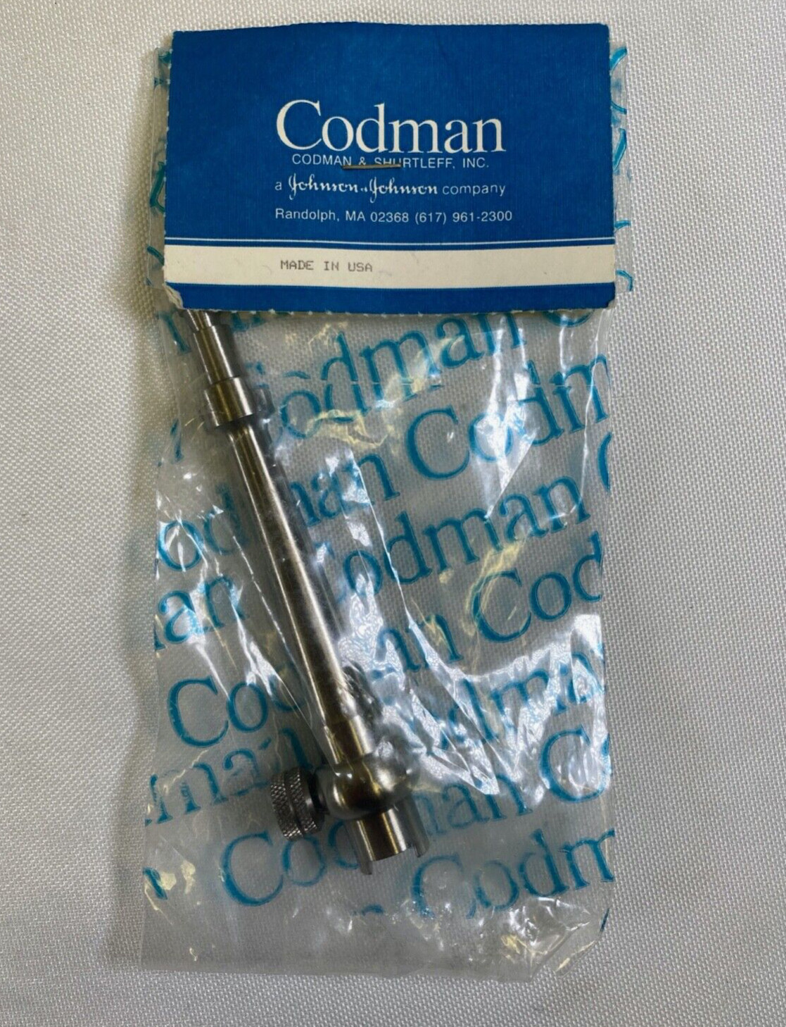 Codman 80-1002 Hudson Cerebellar Extension 4″ Neuro Orthopedics Trauma