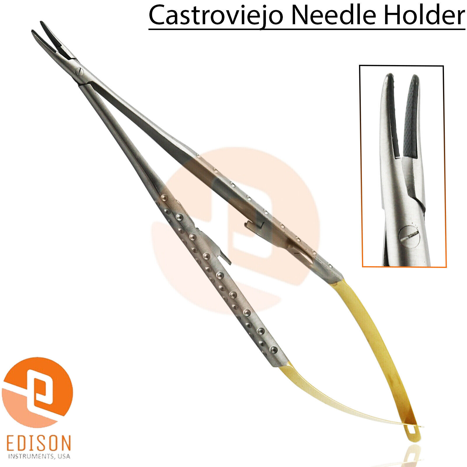 MicroVascular Needle Holder Micro Surgery Scissors Clamp TC Debakey Forceps