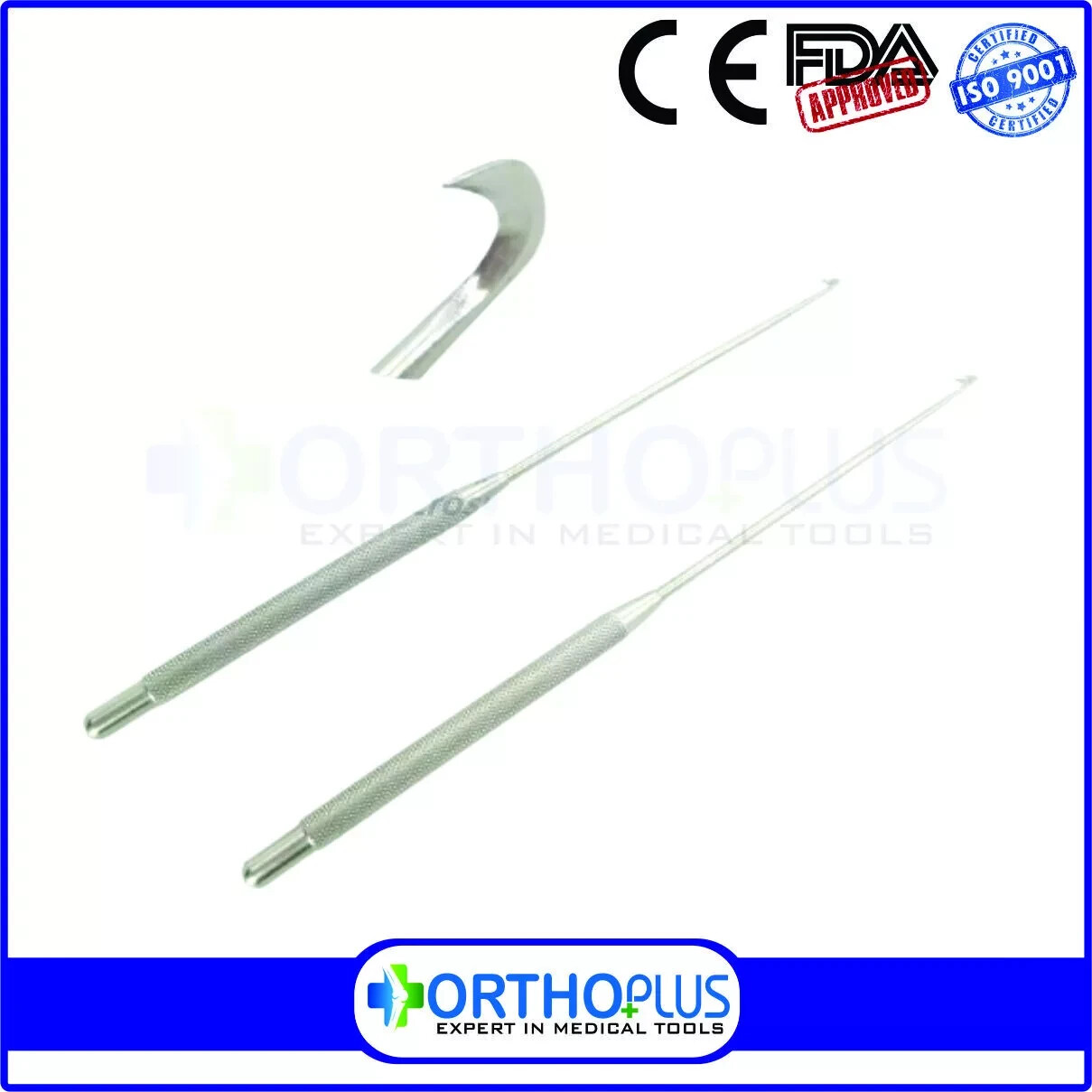 5 mm New 2 Pcs Arthroscopy Hook Knife Arthroscopic instruments NEW