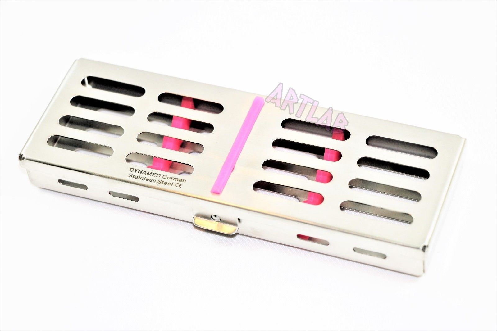 SET OF 9 STERILIZATION CASSETTES FOR 5 INSTRUMENTS SURGICAL DENTAL AUTOCLAVABLE