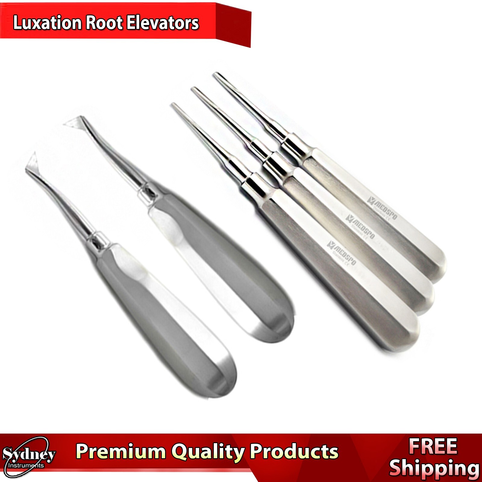 Dental Surgical Elevators Tooth Loosening Oral Surgery Root Laboratory Tools