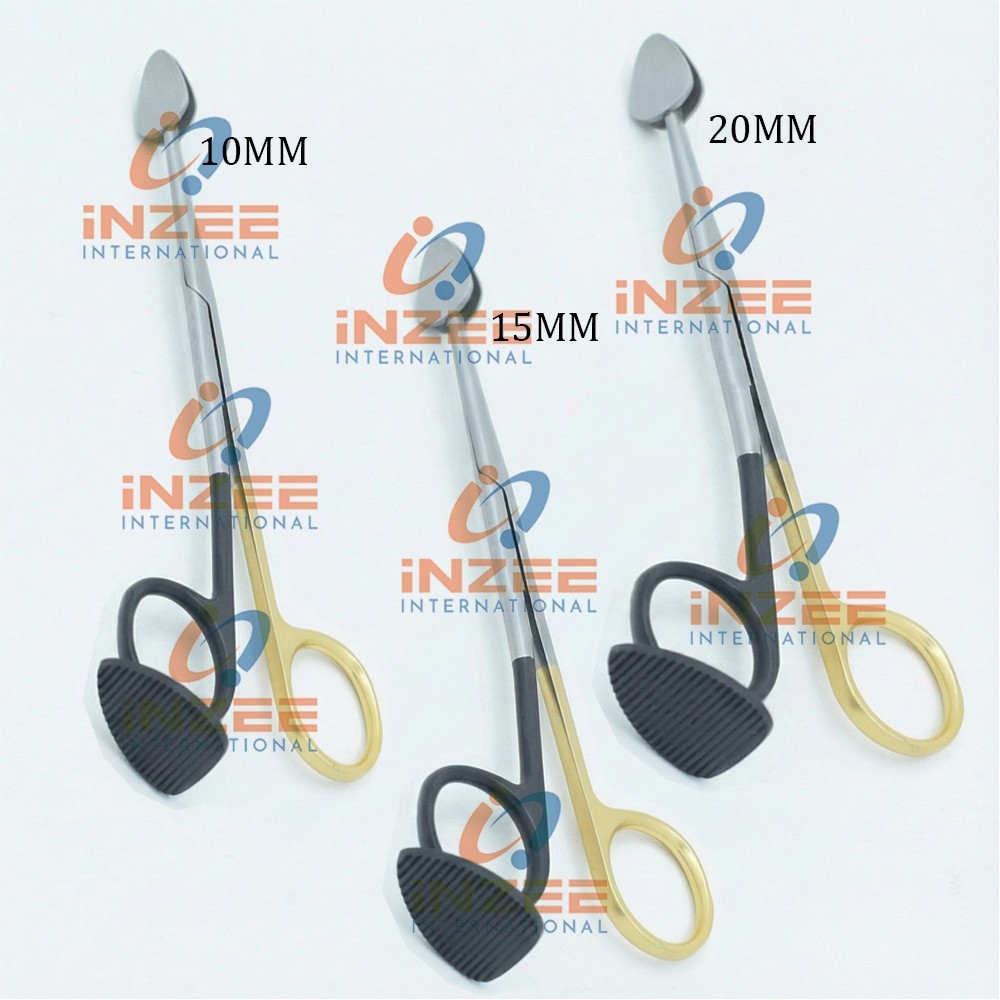 Trepsat Facial Flap Dissector Scissors Set OF 3PSc 10mm/15mm/20mm length By IZ