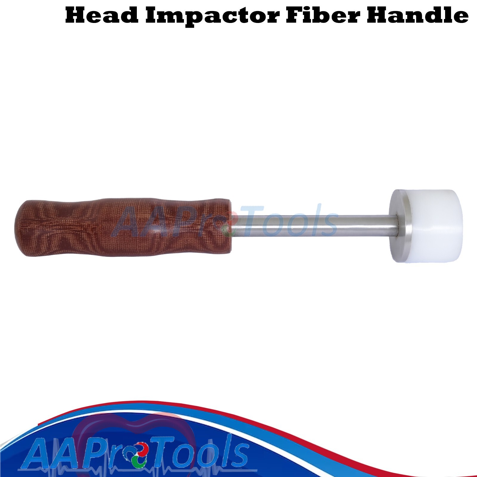 AAPRO 2 PC WHITE Head Impactor Fiber Handle Orthopedic Instruments