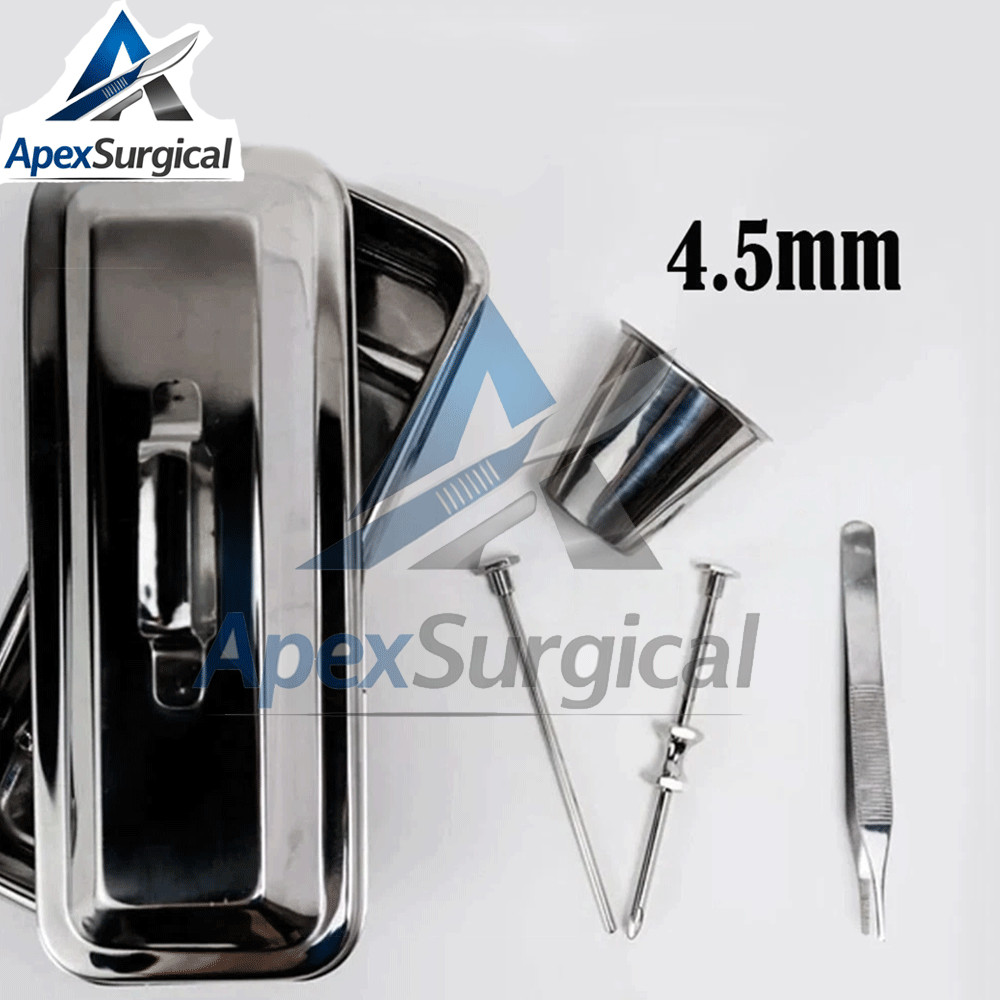 4.5MM STAINLESS STEEL REUSABLE AUTOCLAVE TROCAR SET