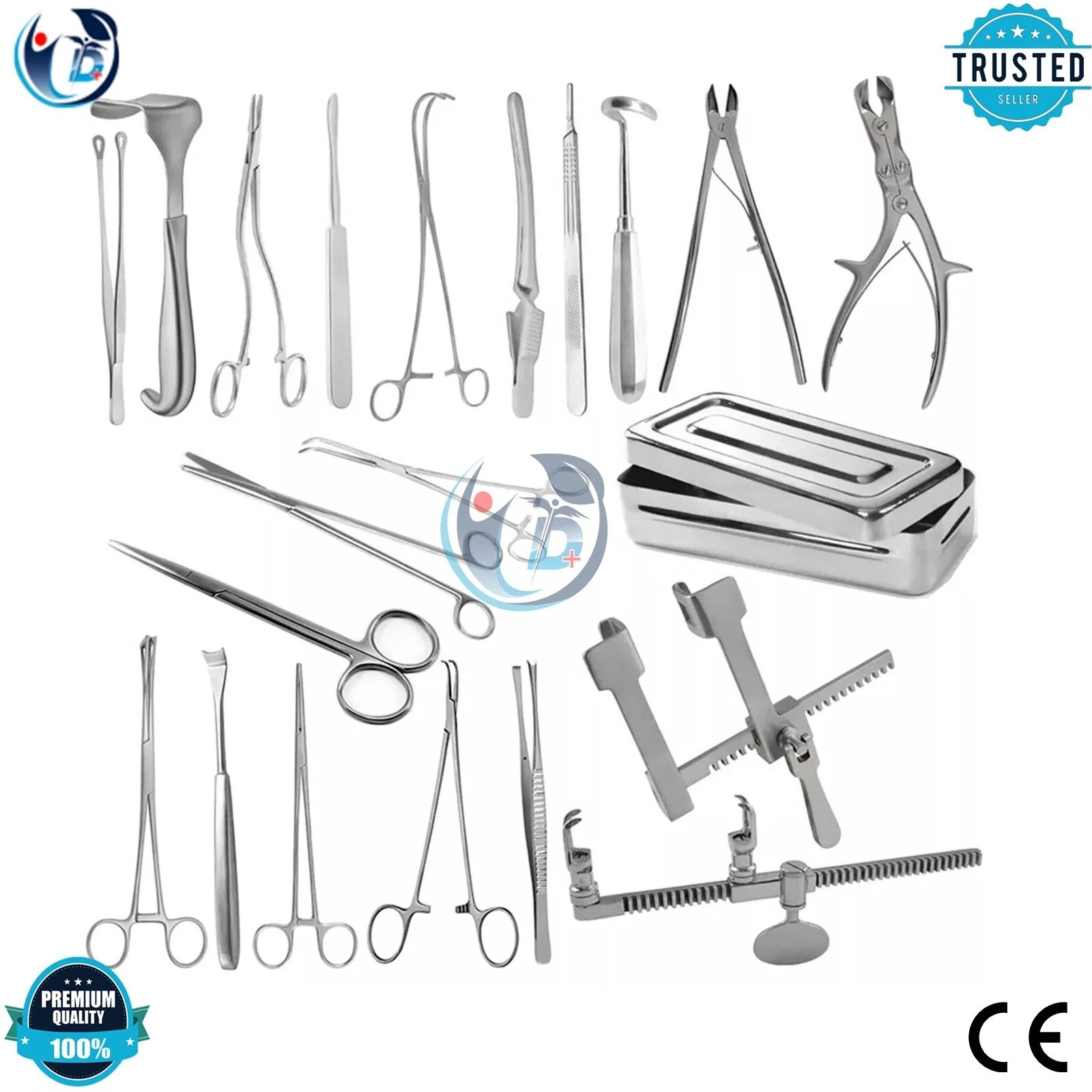 Thoracotomy Surgery Instrument Set – 24 Pcs Thoracic Surgical Kit CE