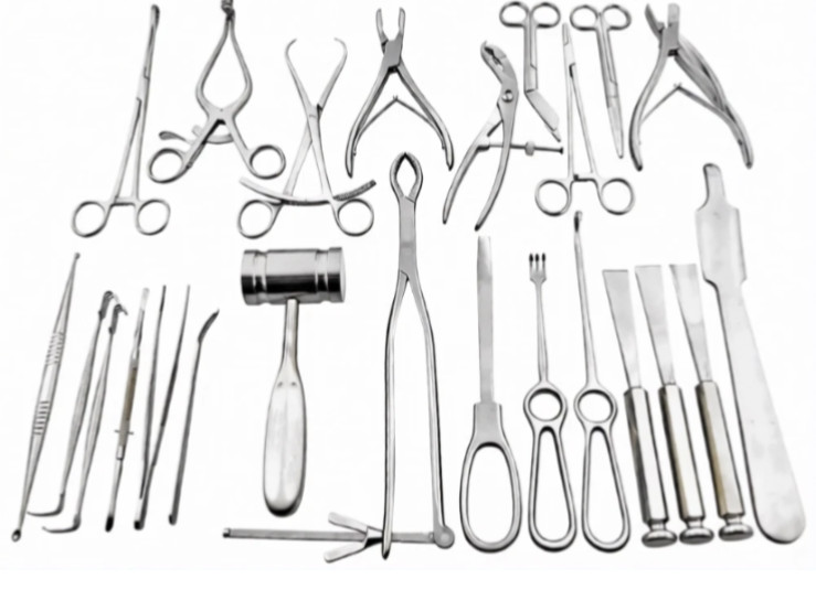 Lot Of 25 Orthopedic Surgery Instruments Set By Brand Lunch