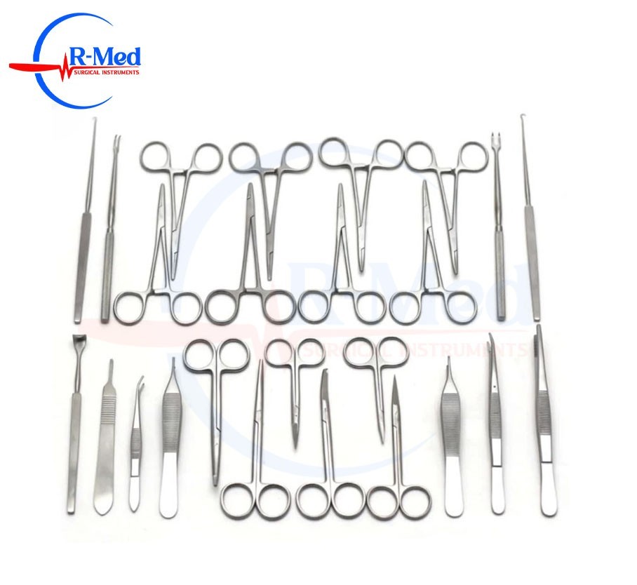 25pc Basic Tissue Dissection Set Surgical Instruments Kit – Stainless Steel
