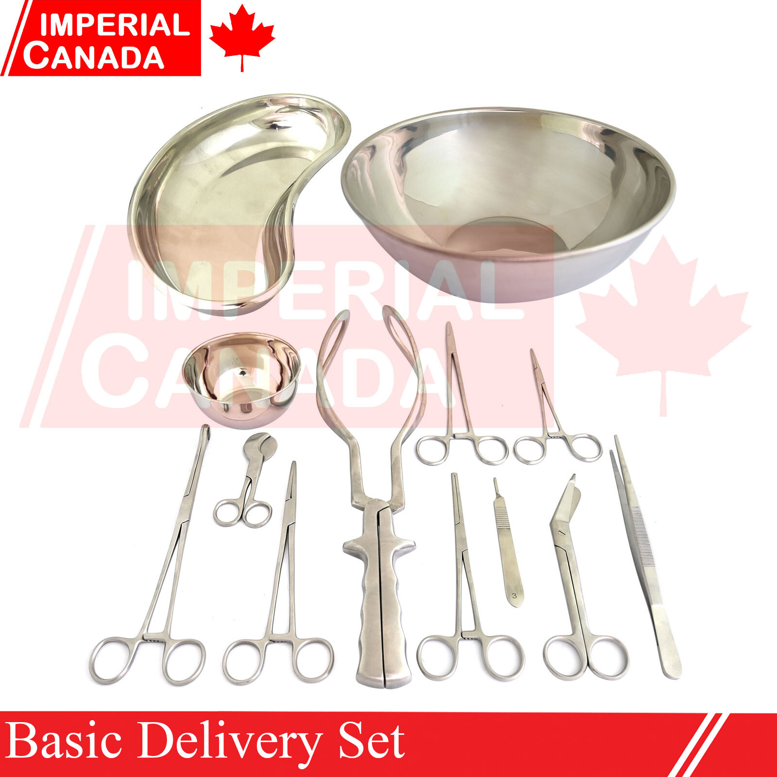 16 Pcs Basic Delivery Set Gynecology Surgical Instruments DS-1700