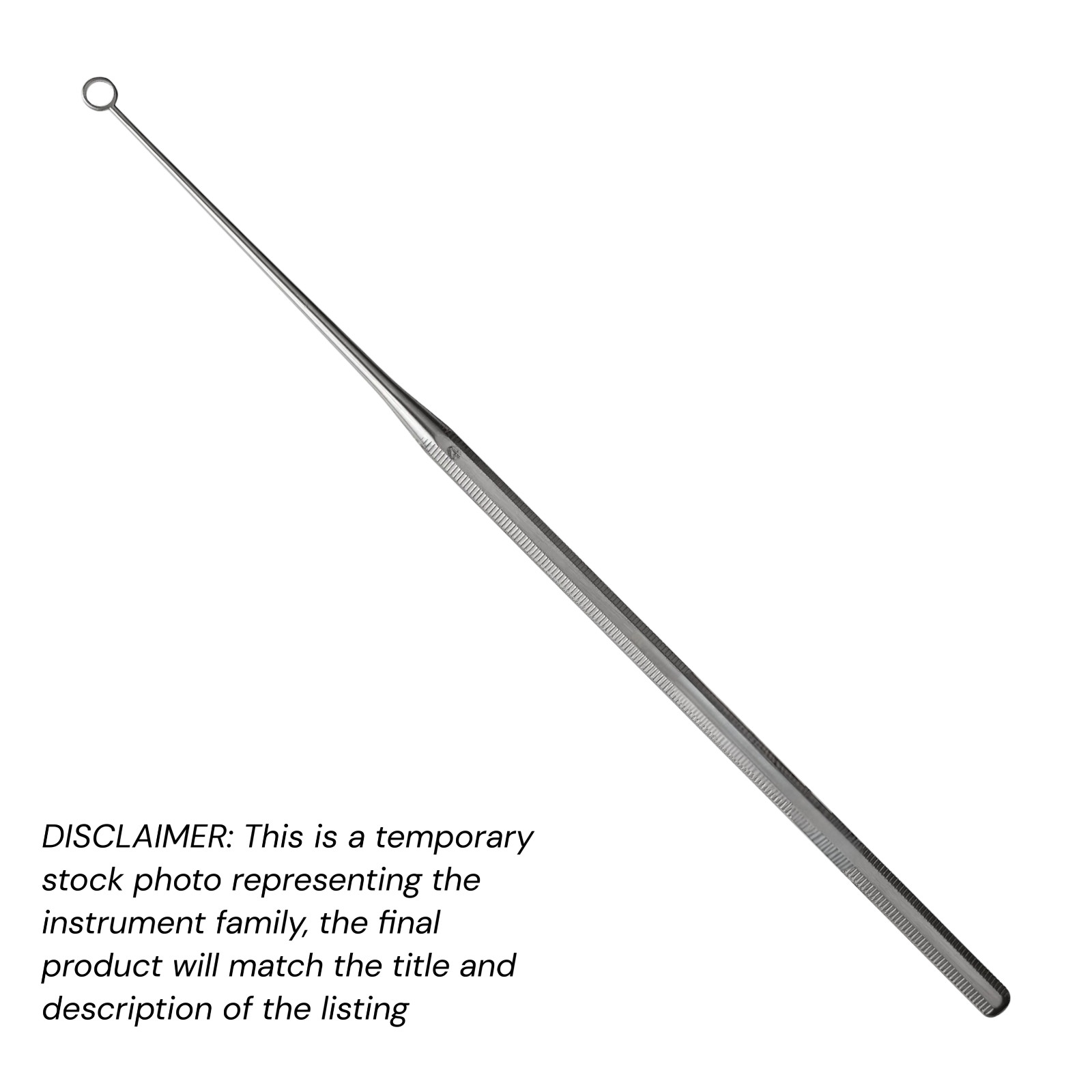 Buck Ear Curette 5.75″ Angled Blunt #0 (2 mm) Stainless Volaris Economy