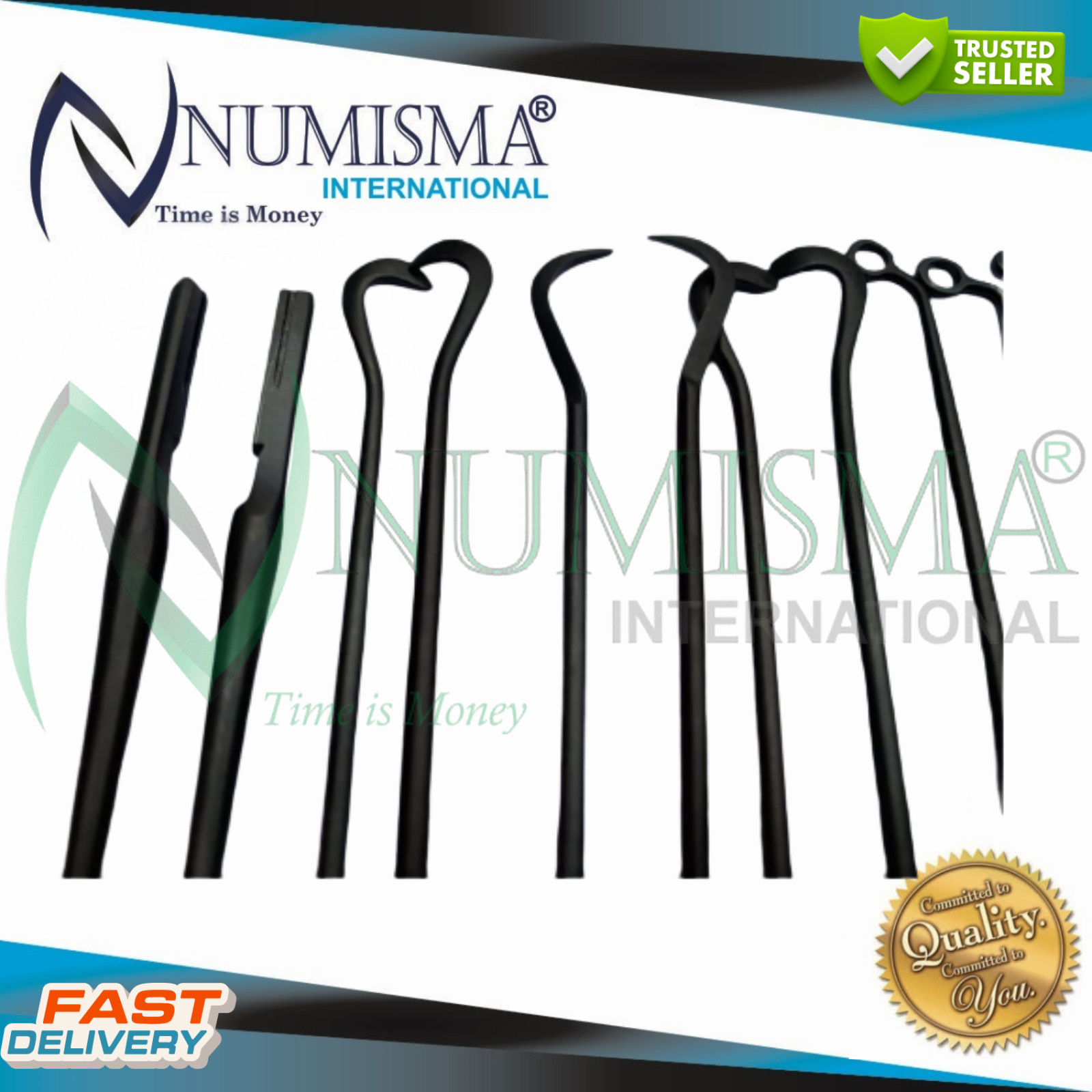 Hardy Pituitary Neuro Curettes Set Of 16 Surgical Instruments Transsphenoid New