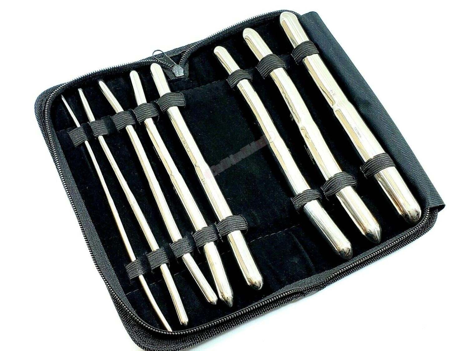 Premium German Set of 8 Hegar Dilator Sounds Set 7.5″ Double Ended Instrument