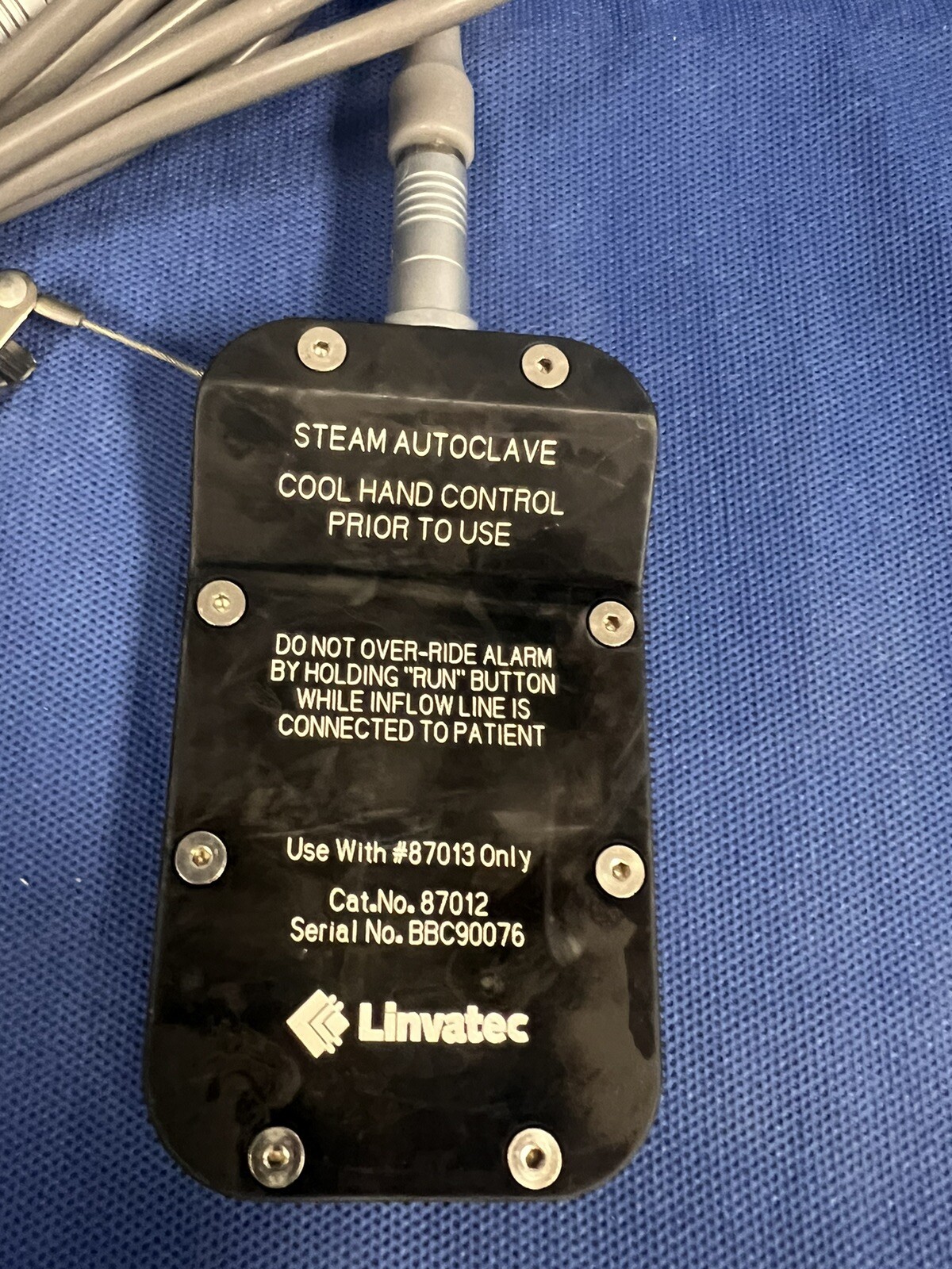 ✅Linvatec Conmed 3M 87k Arthroscopy Pump Hand Controller 87013