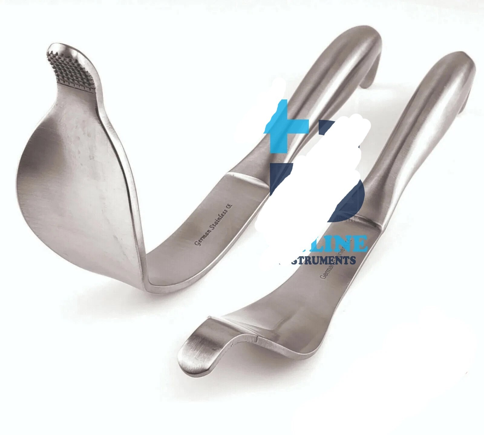 2 Cobra Retractor Serrated Tip Orthopedic Instruments German Stainless Steel