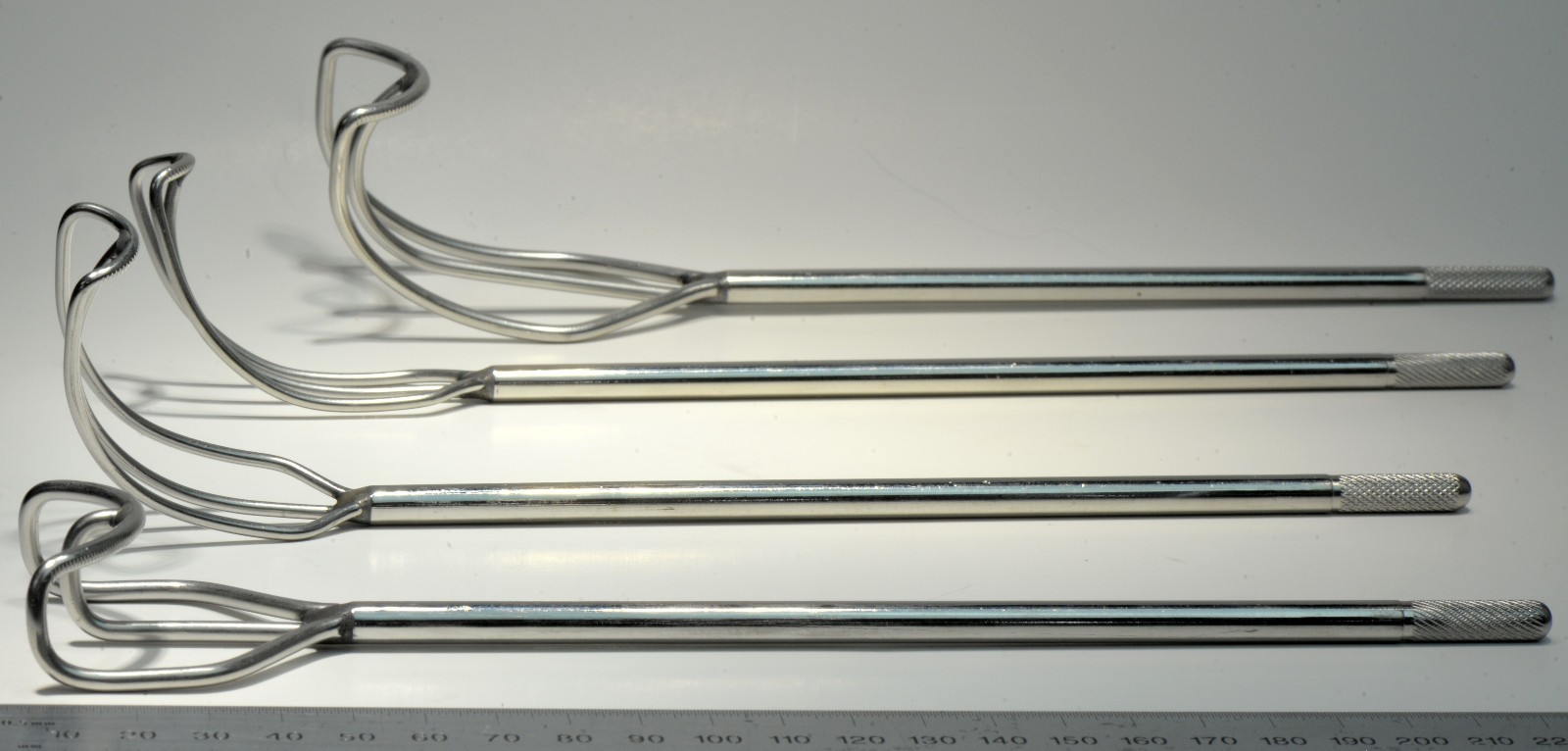 Kapp Surgical Lot of 4 Various Blades For Cooley Cosgrove Mitral Valve Retractor