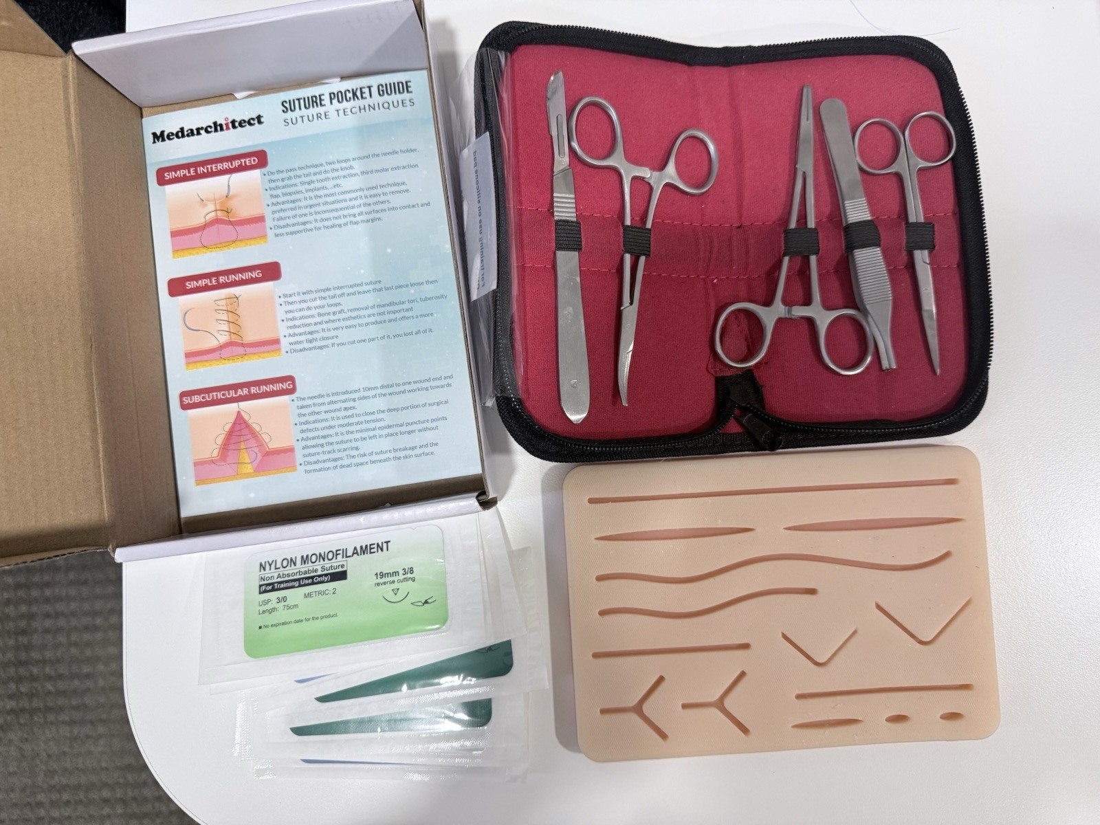 Orthopedic Surgery Book + Suture Kit Bundle